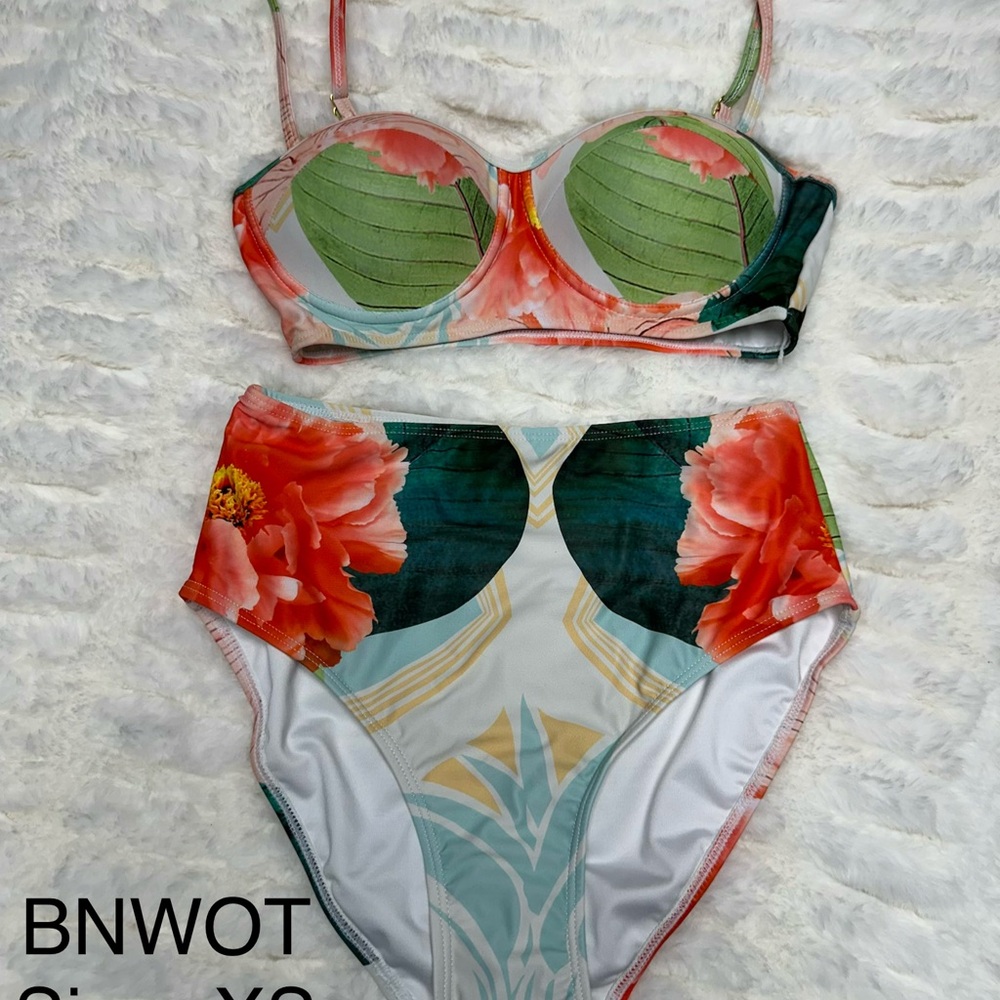 Floral Print Bikini Set